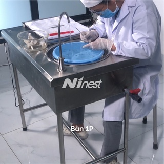 Bàn nhặt lông yến chuyên nghiệp, 1 người, đạt chuẩn iso2200, haccp, cnca