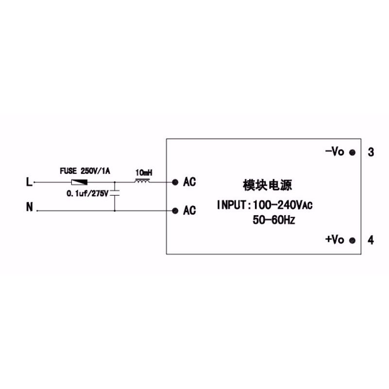 Mô Đun Hạ Áp HLK-5M03 HLK-5M05 HLK-5M12 5W AC-DC 220V Sang 12V/5V/3.3V