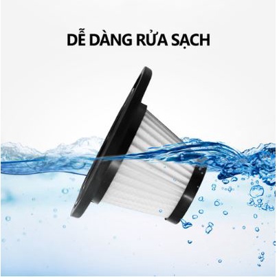 [FREESHIP] Máy Hút Bụi Cầm Tay Mini Không Dây Cao Cấp Rundong R - 6053.