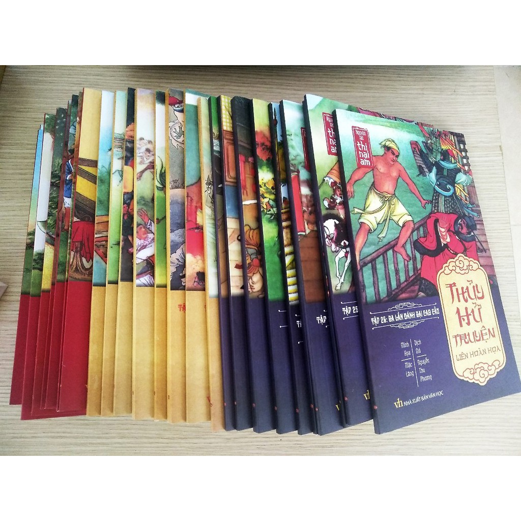 Sách - Boxset Thuỷ Hử Liên Hoàn Hoạ (26 Tập)