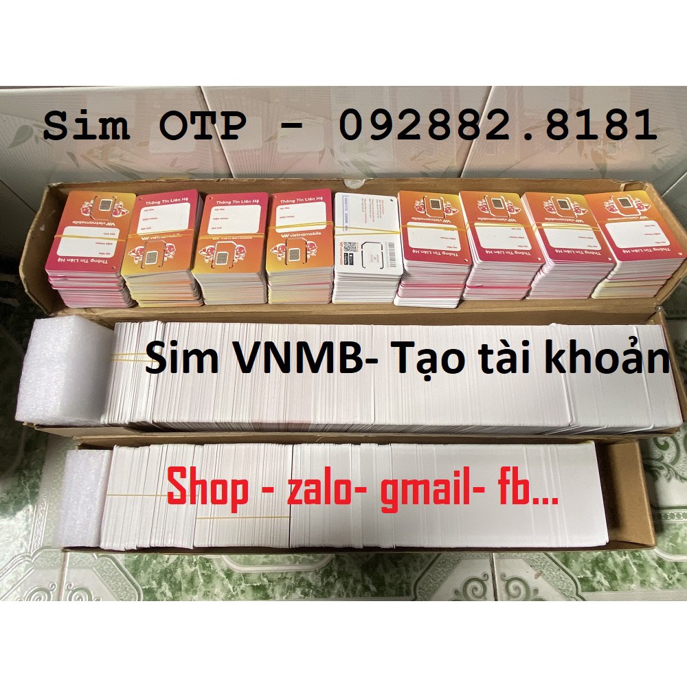 Sim vietnamobile tạo fb, zalo, gmail,sen ....nghe gọi vào mạng