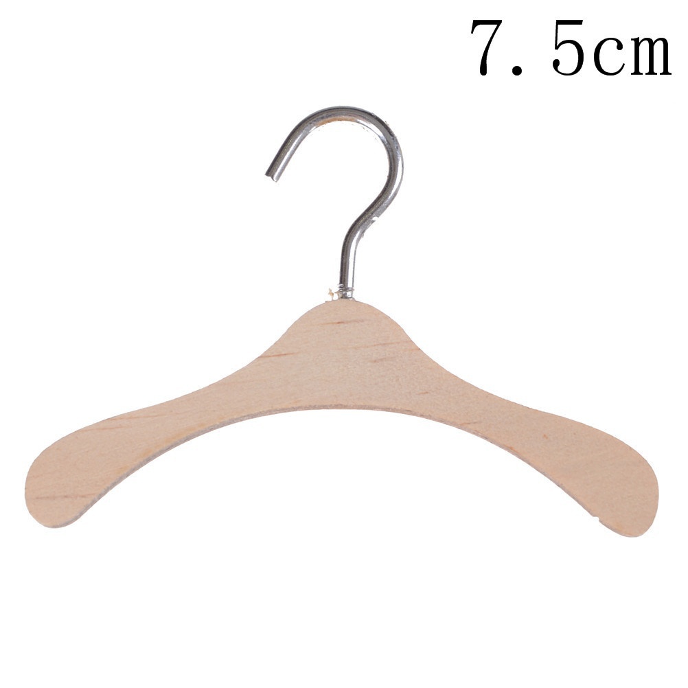 1 Móc Treo Quần Áo Búp Bê Bằng Gỗ