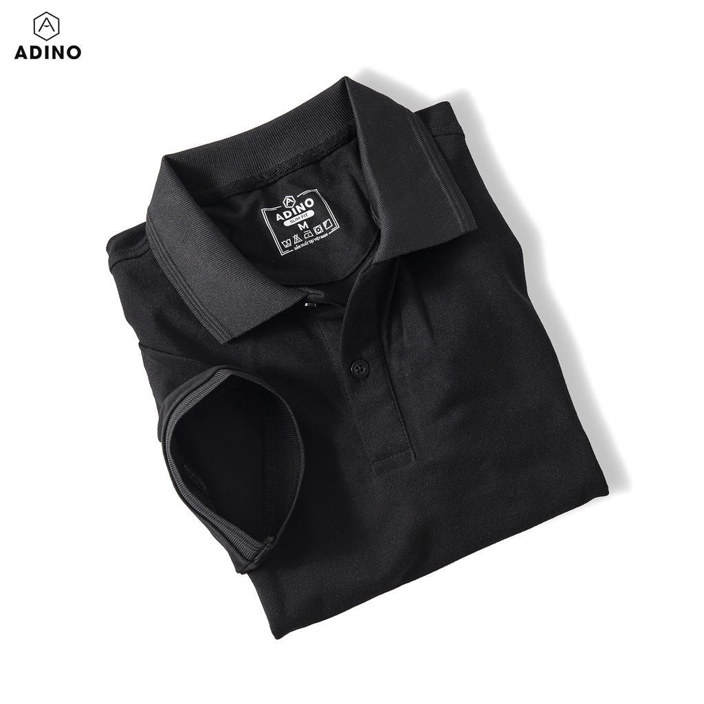 Áo polo nữ ADINO 6 màu phối viền chìm vải cotton co giãn dáng công sở slimfit trẻ trung APN03