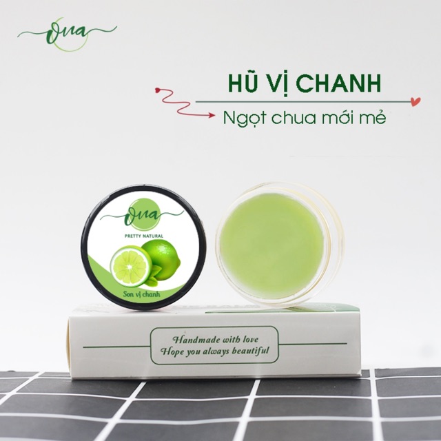 Son dưỡng môi thiên nhiên ONa hương chanh ngọt chua mới mẻ