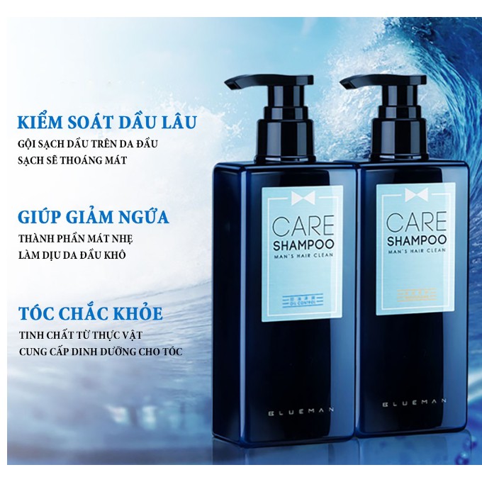 Dầu Gội Đầu Nam Thơm BLUEMAN Chính Hãng Hương Nước Hoa