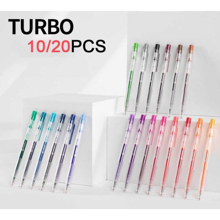 Bút gel KACO TURBO mực nhiều màu