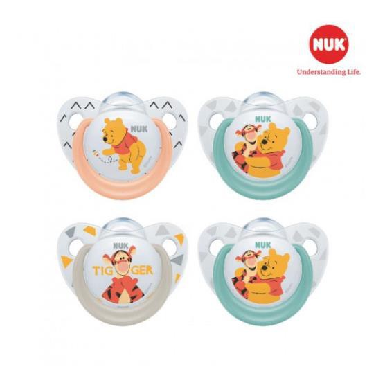 Bộ 2 ti giả NUK Sleeptime silicone plus 0-6m