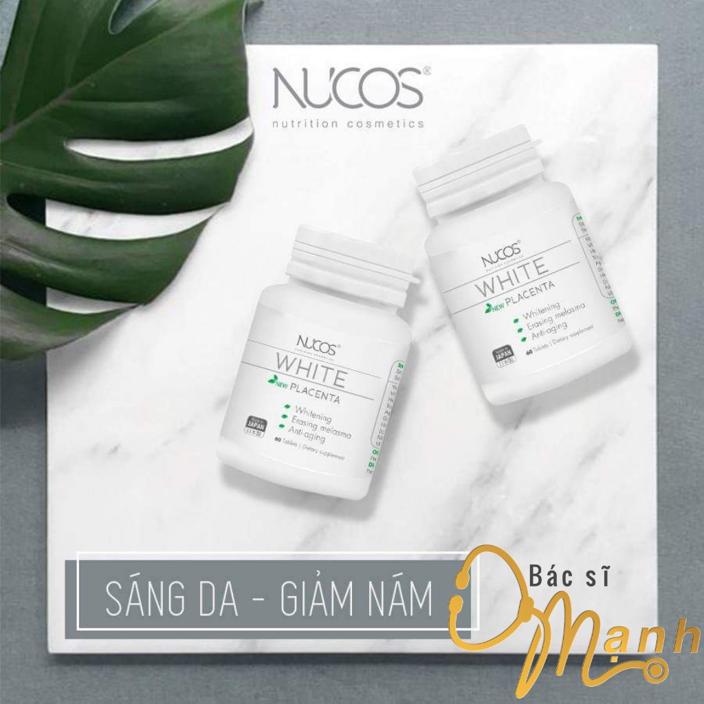 Viên Uống Sáng Da - Chống Nắng NUCOS WHITE (Hộp 60 viên) | BigBuy360 - bigbuy360.vn