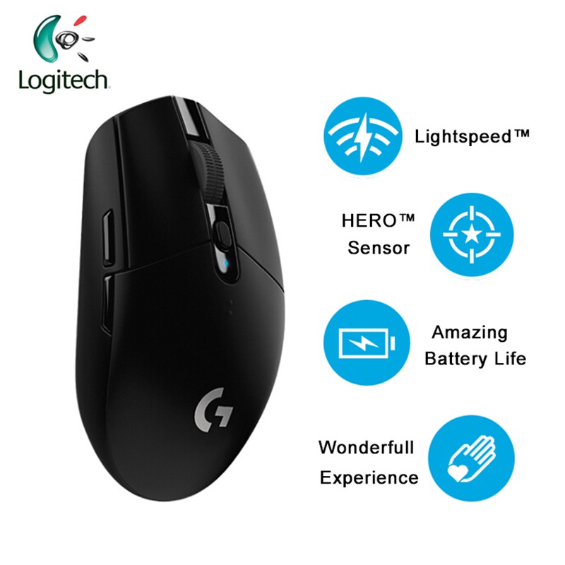 Chuột Chơi Game Không Dây Logitech G304 12000 DPI 6 Phím - Hàng Chính Hãng