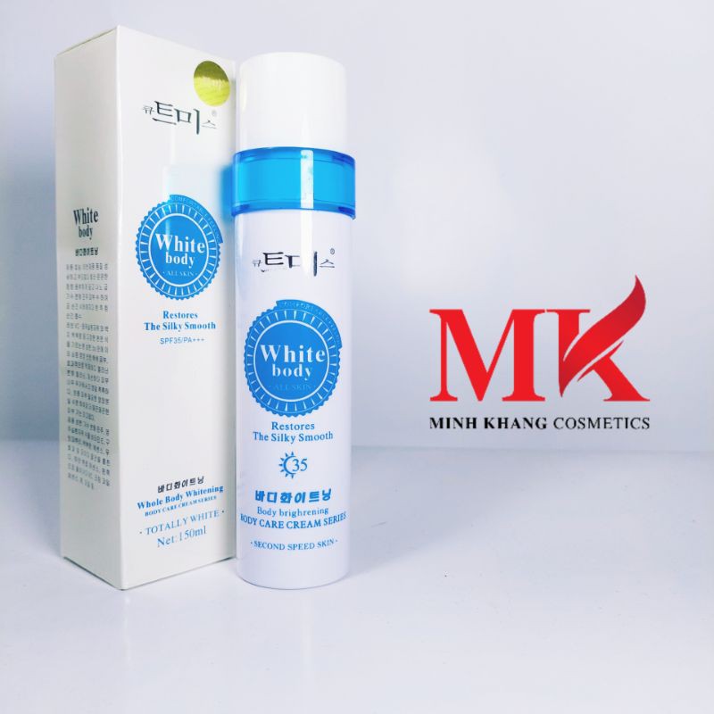 KEM CHỐNG NẮNG KÍCH TRẮNG DA Hàn Quốc  WHITE BODY