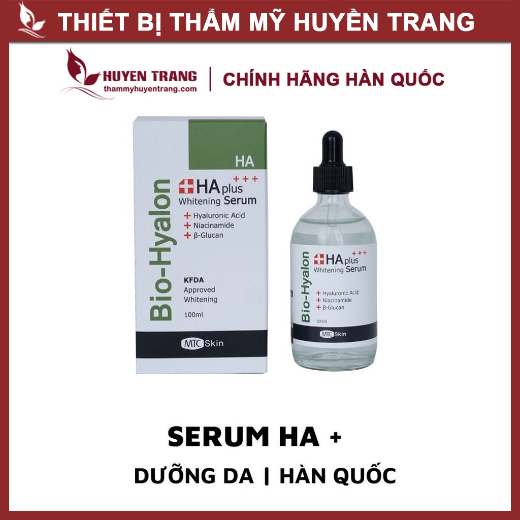 Serum HA Whitening MTC Skin Tinh Chất Cấp Ẩm Và Dưỡng Trắng Da - Thẩm Mỹ Huyền Trang NANOCEE
