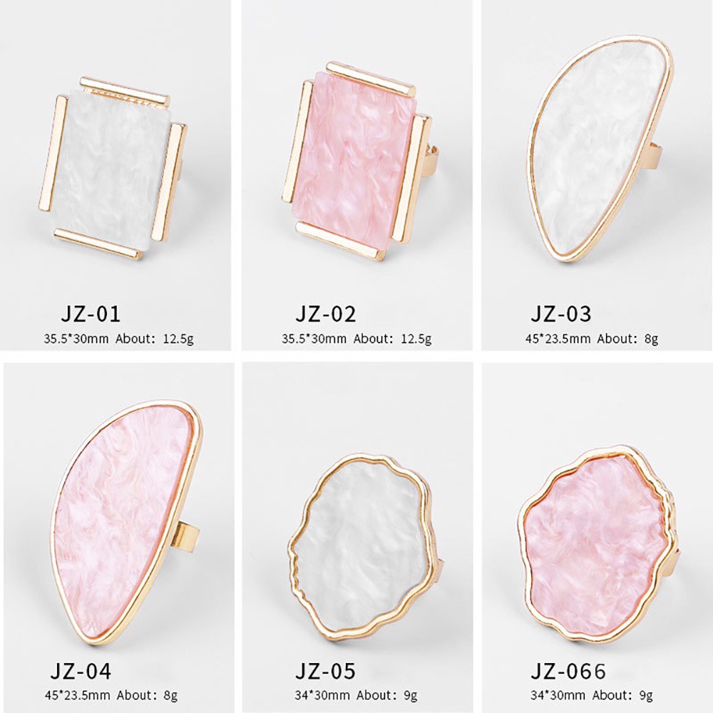 [Hàng mới về] Khay Đính Vòng Đựng Màu Sơn Móng Tay Bằng Nhựa Resin Tự Nhiên