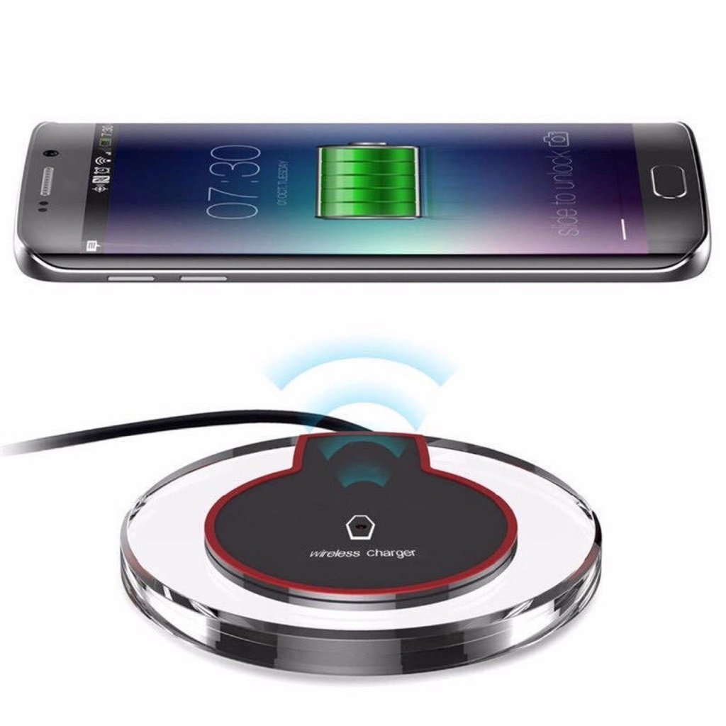 Đế Sạc Nhanh Không Dây Hình Tròn Thông Minh Đa Năng Cho Điện Thoại Di Động Android Type c