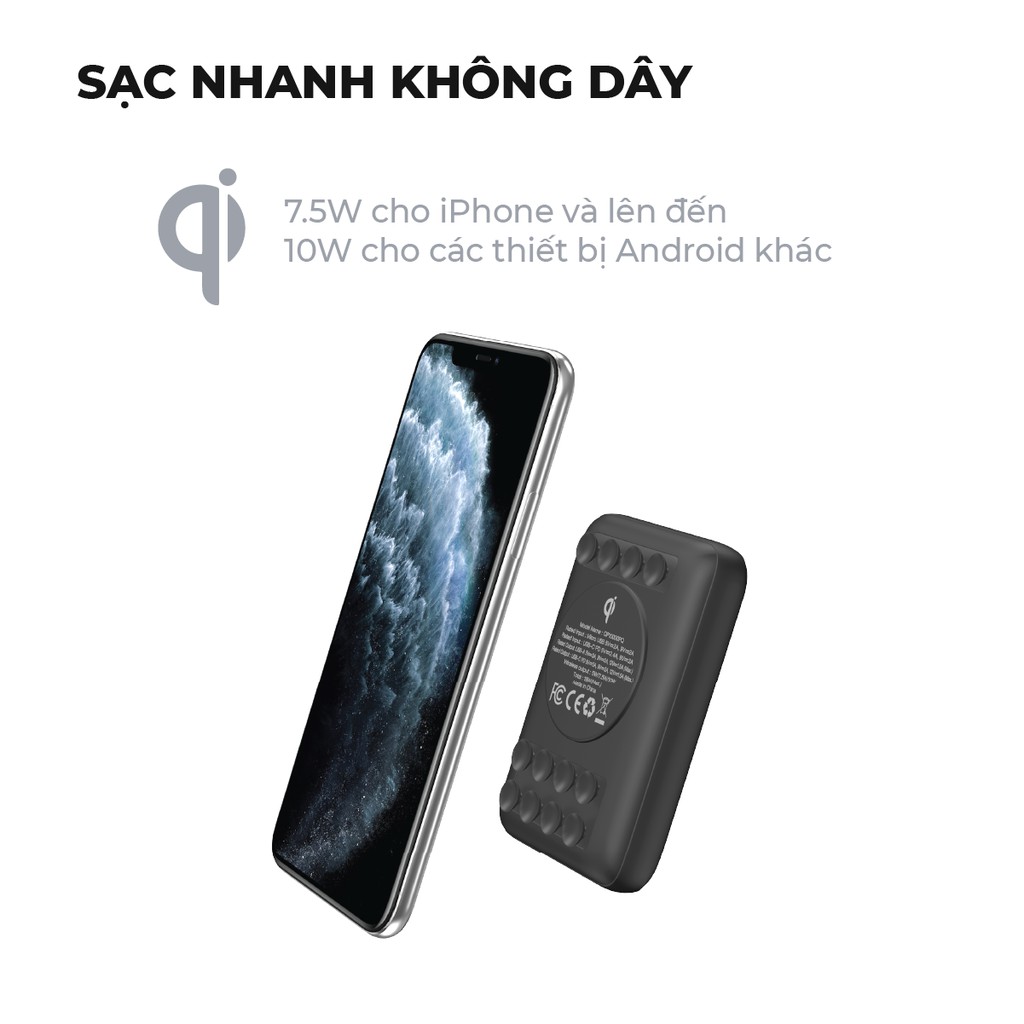 Pin dự phòng Energizer QP10000PQ 10,000mAh, tích hợp sạc nhanh đa nền tảng, sạc khôn