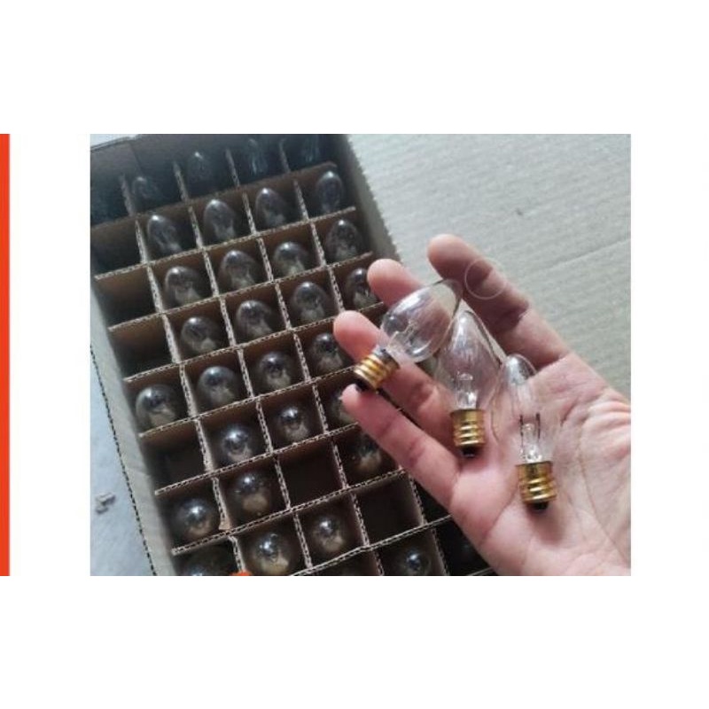 Combo 10 đèn bàn thờ đuôi e12 sợi đốt