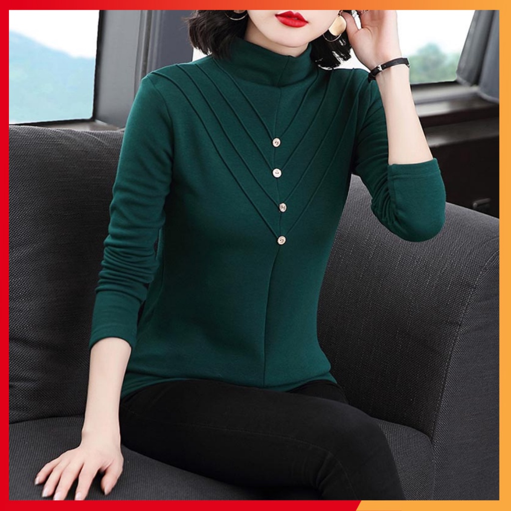 Áo giữ nhiệt trung niên thu đông , áo thu đông giữ ấm cho bà cho mẹ chất nỉ đanh k bai xù ,có đủ size AGN03