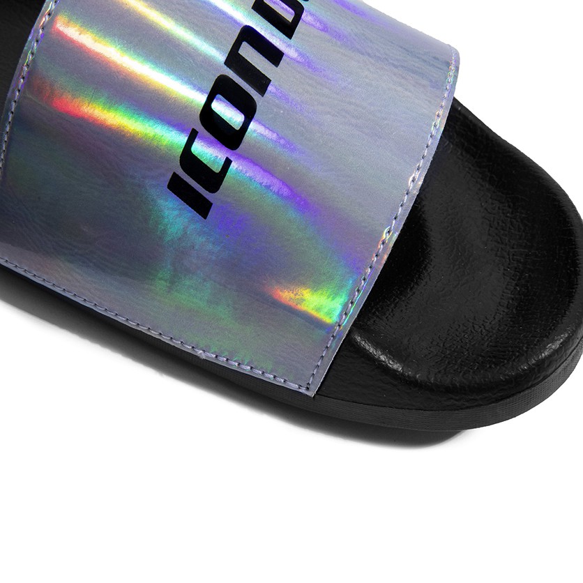 Dép Quai Ngang ICON DENIM In Hologram