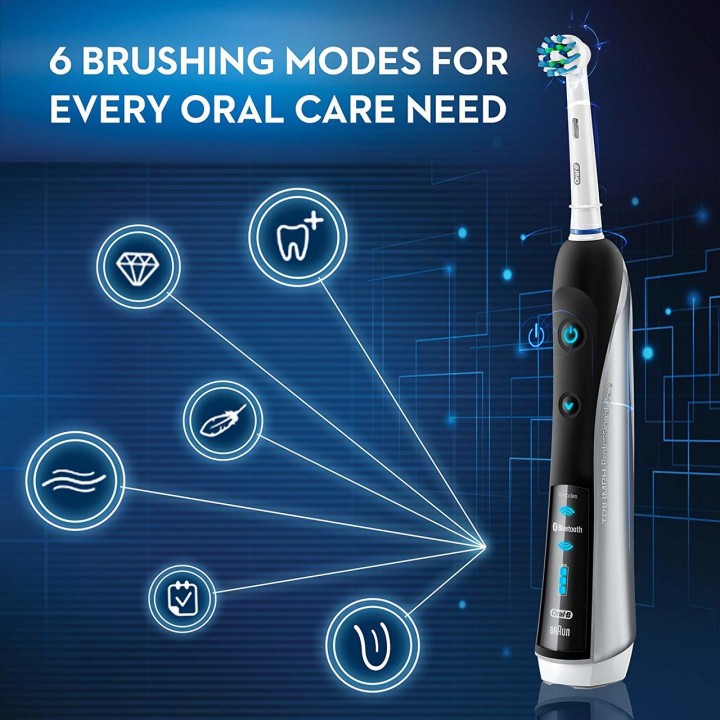 Bàn chải điện Oral-B Rechargeable Toothbrush White 7000 [Hàng Đức]