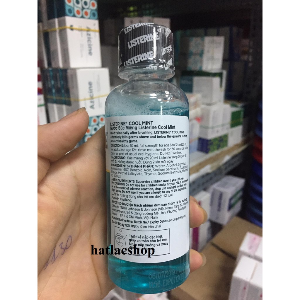 Nước Súc Miệng Listerin Thái Lan 100ml