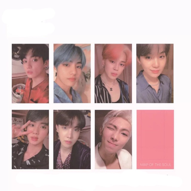 Postcard Card BTS Album Map of The Soul: Persona unoff (ảnh BTS)