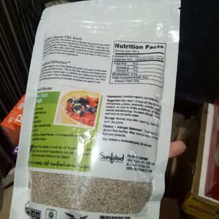 Hạt chia trắng 454g