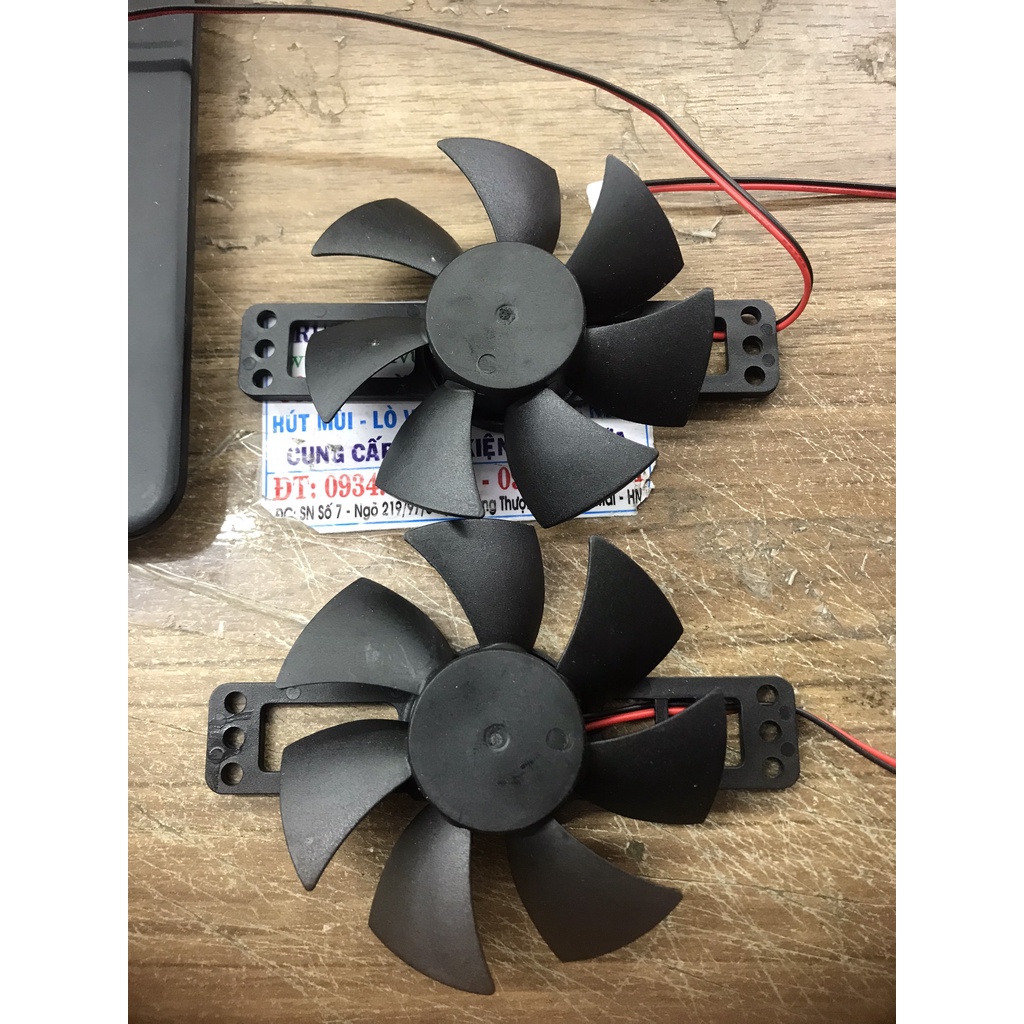 Quạt bếp từ bếp hồng ngoại DC 18v loại nhỏ- To điện áp 18v