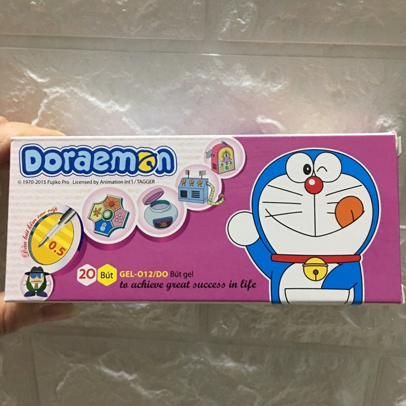 Hộp Bút Gel Thiên Long Doraemon GEL-012/DO Nét 0.5mm (Hộp 20 Cây)