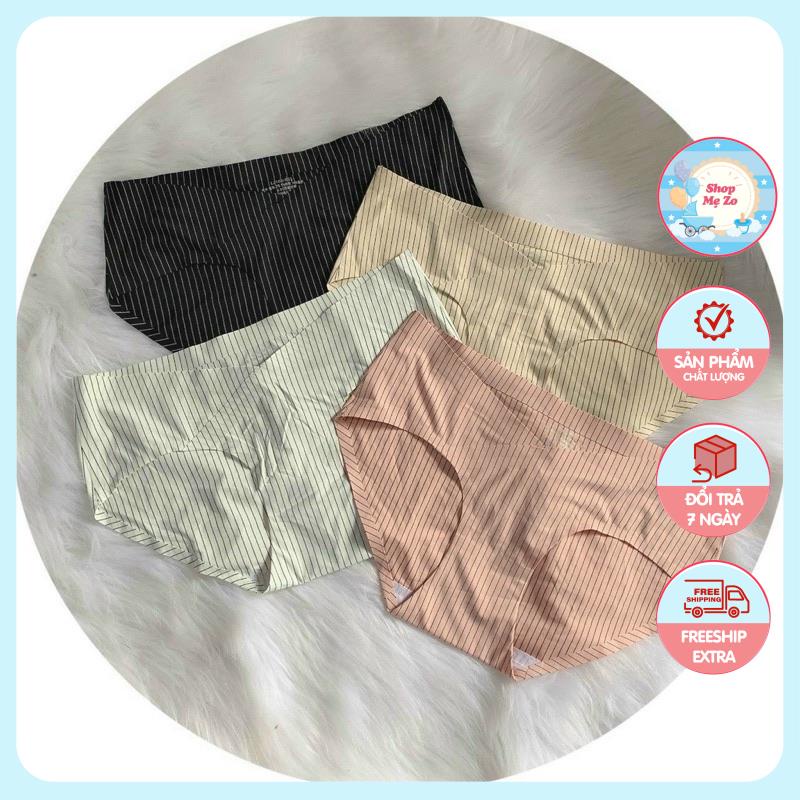 Quần Lót Bầu Cạp Chéo Chất Liệu Su Đúc Không Viền Siêu Nhẹ Cho Mẹ Bầu và Sau Sinh🎁Shop mẹ zo QA05