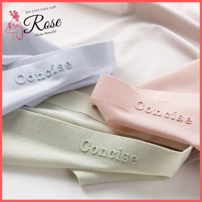 SET 5 Quần Lót Nữ Chất Băng Lụa Thông Hơi Kháng Khuẩn Quần Chíp SIÊU MỎNG Thoáng Mát - Rose P286