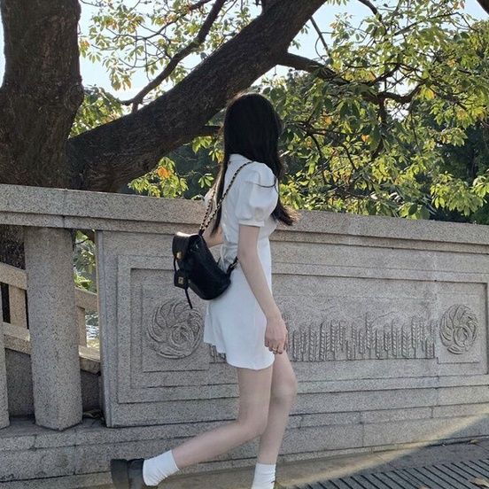 Váy polo cộc tay dáng body trơn màu - Váy đầm nữ cổ polo cộc tay freesize chất thun co giãn 4 chiều giá siêu rẻ