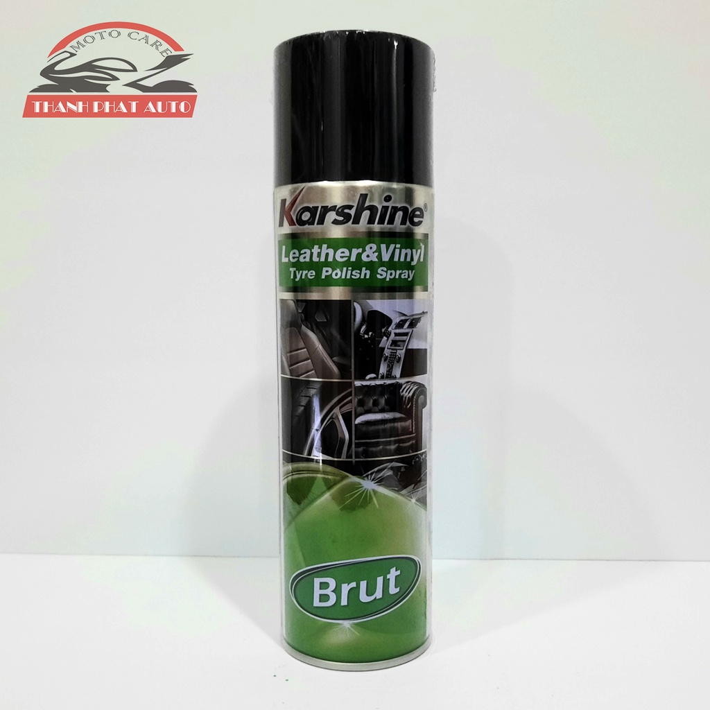 Dầu xịt bóng KARSHINE LEATHER&amp;VINYL 500ML