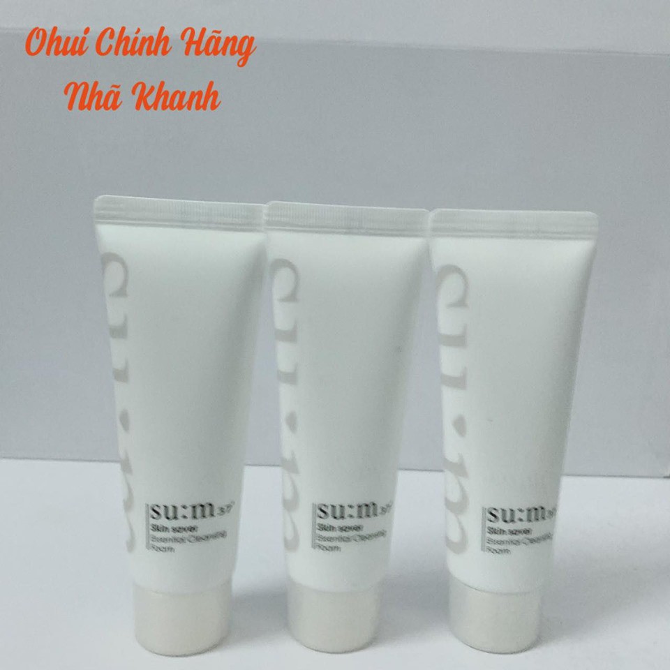 [Xã Kho] Combo 3 Tuyp Sữa Rửa Mặt 40ml x 3 Sum37 Skin Saver Pure Effect Cleansing Foam Giúp làm sạch bụi bẩn và bã nhờn