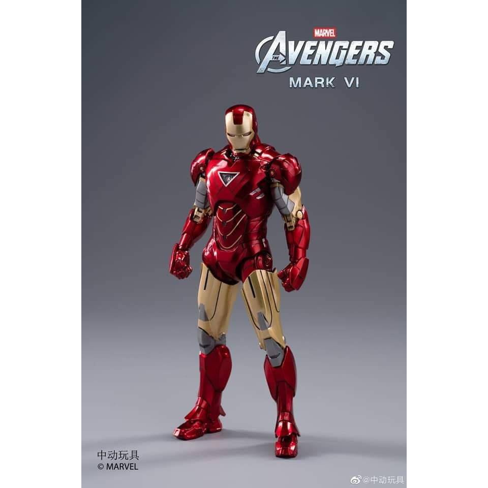 Mô Hình Người Sắt ZD Toys Iron Man Mark VI (MK6) Sacle 1:10