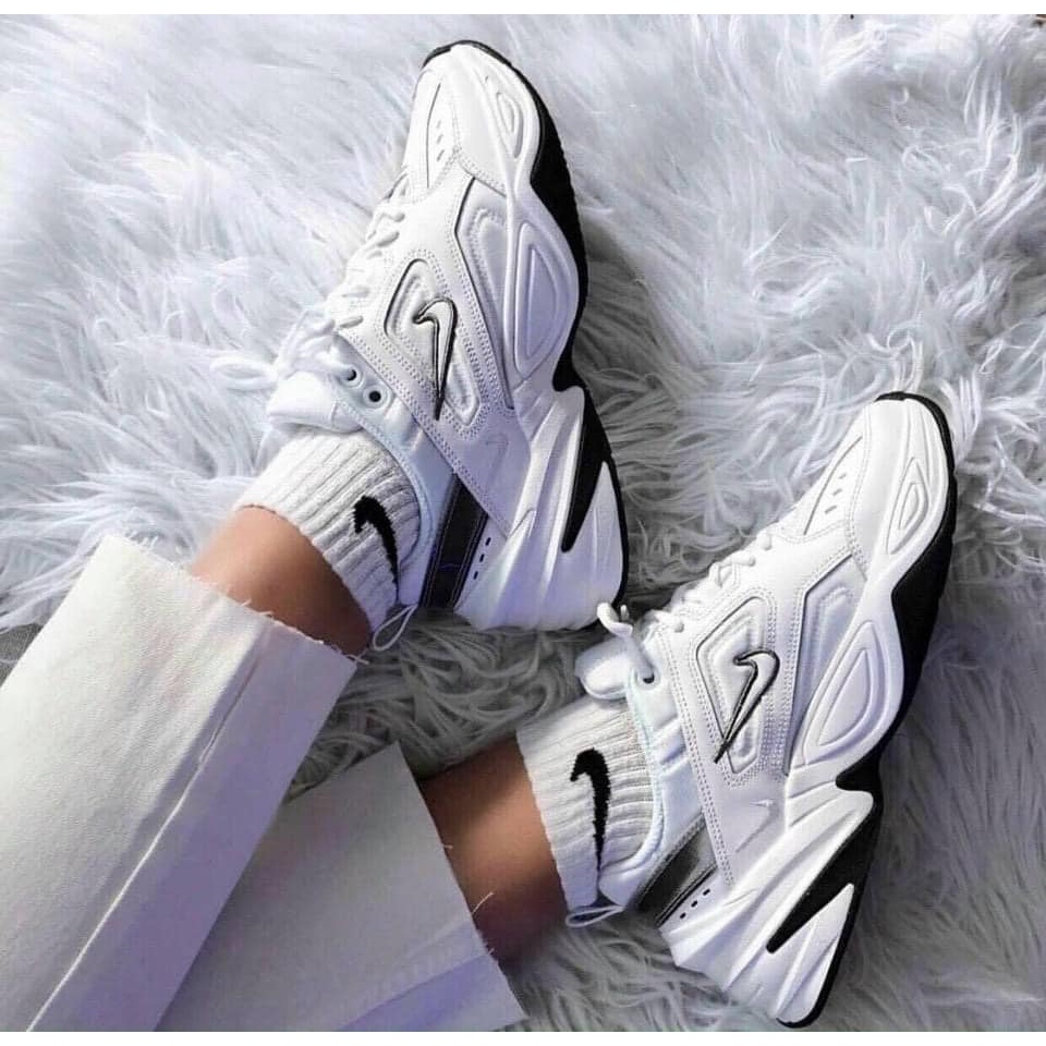 GIÀY THỂ THAO SNEAKER M2K GÓT ĐEN, M2K GÓT CAM ẢNH THẬT TỰ CHỤP SC 1:1 +FREESHIP