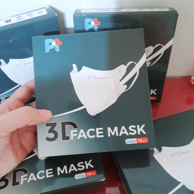 Khẩu trang 3D face mask người lớn chính hãng hàng cty Phương Tuyến