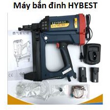 Máy bắn đinh cao cấp Hybest giá rẻ + (tặng kèm chai khí + 200 đinh ) dùng bắn kẹp ống trần