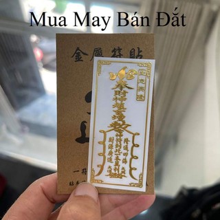 Miếng Dán Điện Thoại Tài Lộc Thần Tài, Quý Nhân Phù Trợ, Phong Thủy May Mắn, Đẹp Lung Linh