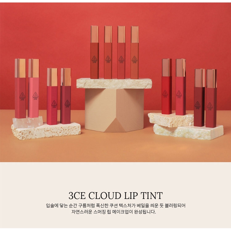 Son kem 3CE Cloud Lip Tint chất lỳ thời trang Hàn Quốc cho nữ | BigBuy360 - bigbuy360.vn