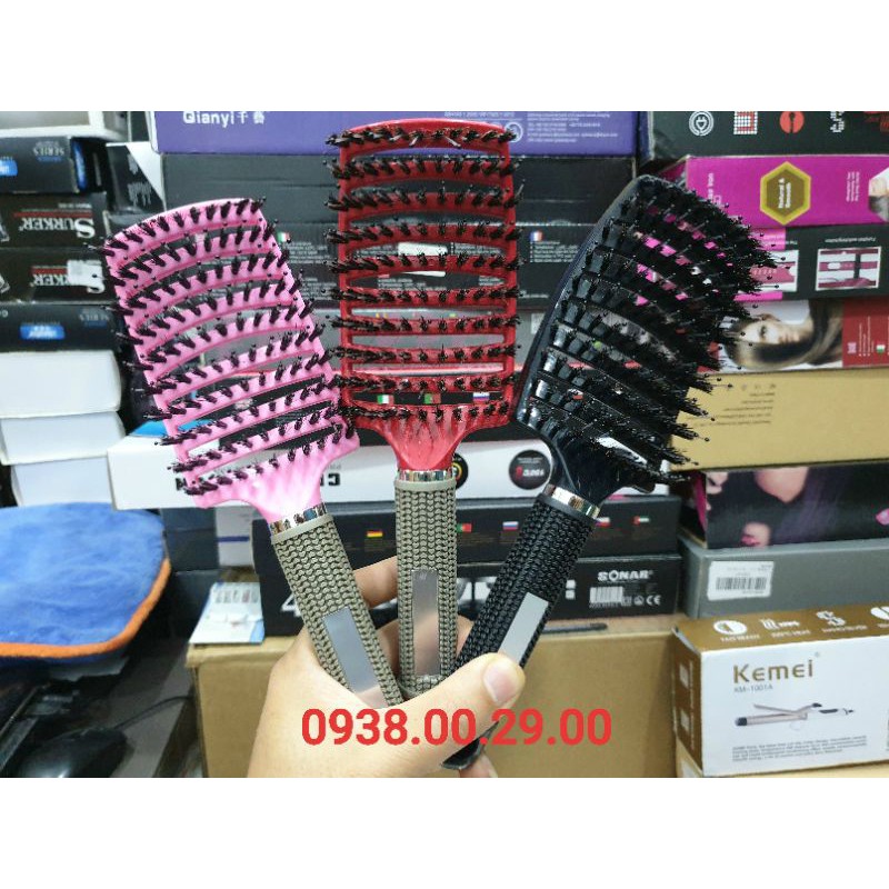 Lược Gỡ Rối Bản Lớn Chuyên Mátxa Tạo Kiểu Cho Salon.