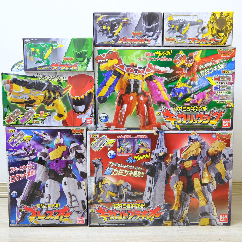 Mô hình DX Kyoryuger Chính hãng BANDAI Zyuden Super Sentai PlezuOh BragiOh Kyoryuzin Siêu nhân chiến đội thú điện long