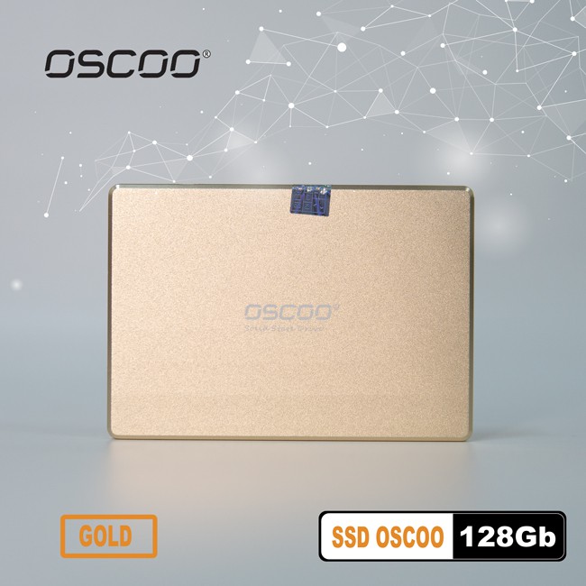 Ổ cứng SSD OSCOO 128Gb gold - Chuẩn Sata III 6Gb/s
