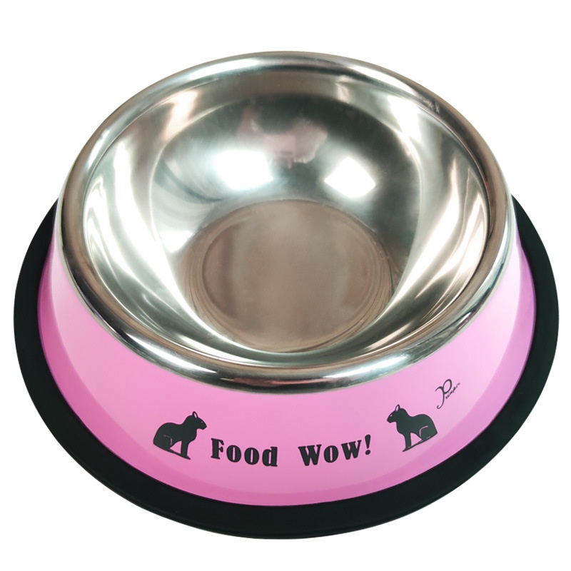 MOLAMGO  Tô Đựng Thức Ăn Cho Thú Cưng Chống Trượt Bằng Thép Không Gỉ