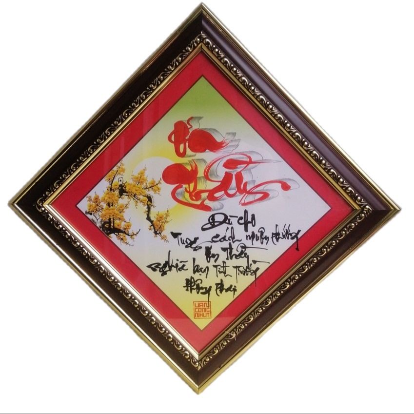 Tranh thư Pháp ƠN THẦY. Quà tặng 20/11,8/3, 20/10, sinh nhật, tri ân thầy cô