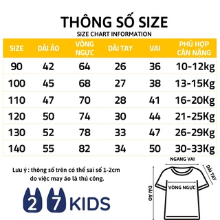 Áo nỉ bé gái dài tay 27kids 27home nỉ da cá thu đông nữ cho trẻ từ 2 - ảnh sản phẩm 9