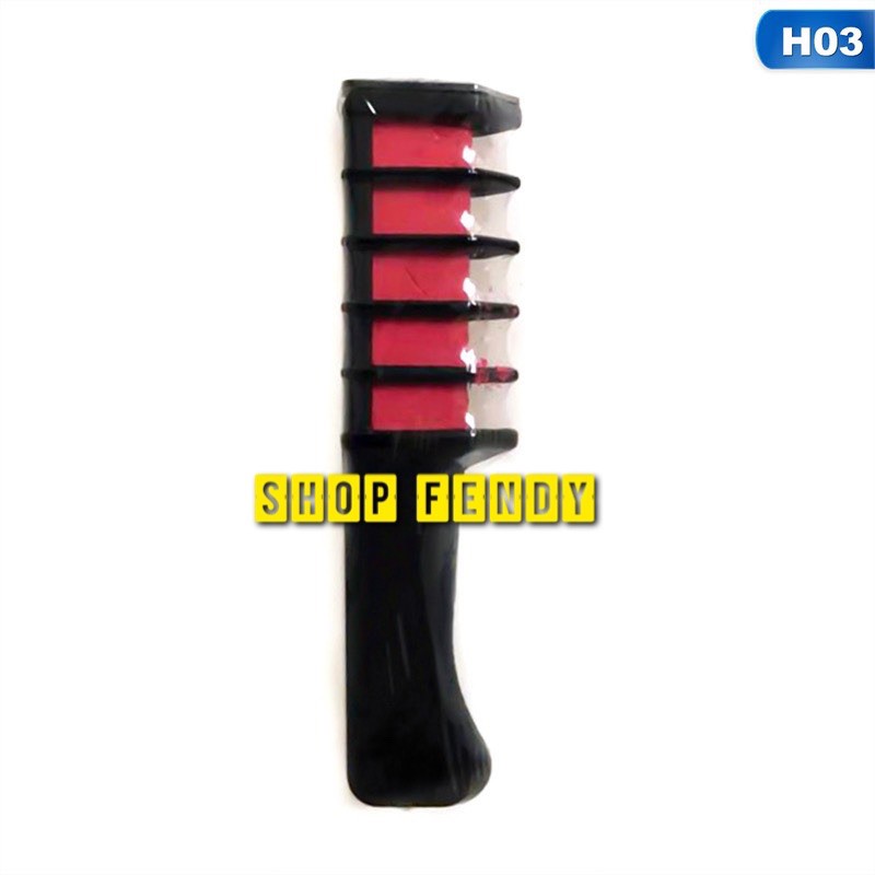 Lược Đổi Màu Tóc Đỏ Tạm Thời 14g/chiếc Cá Tính