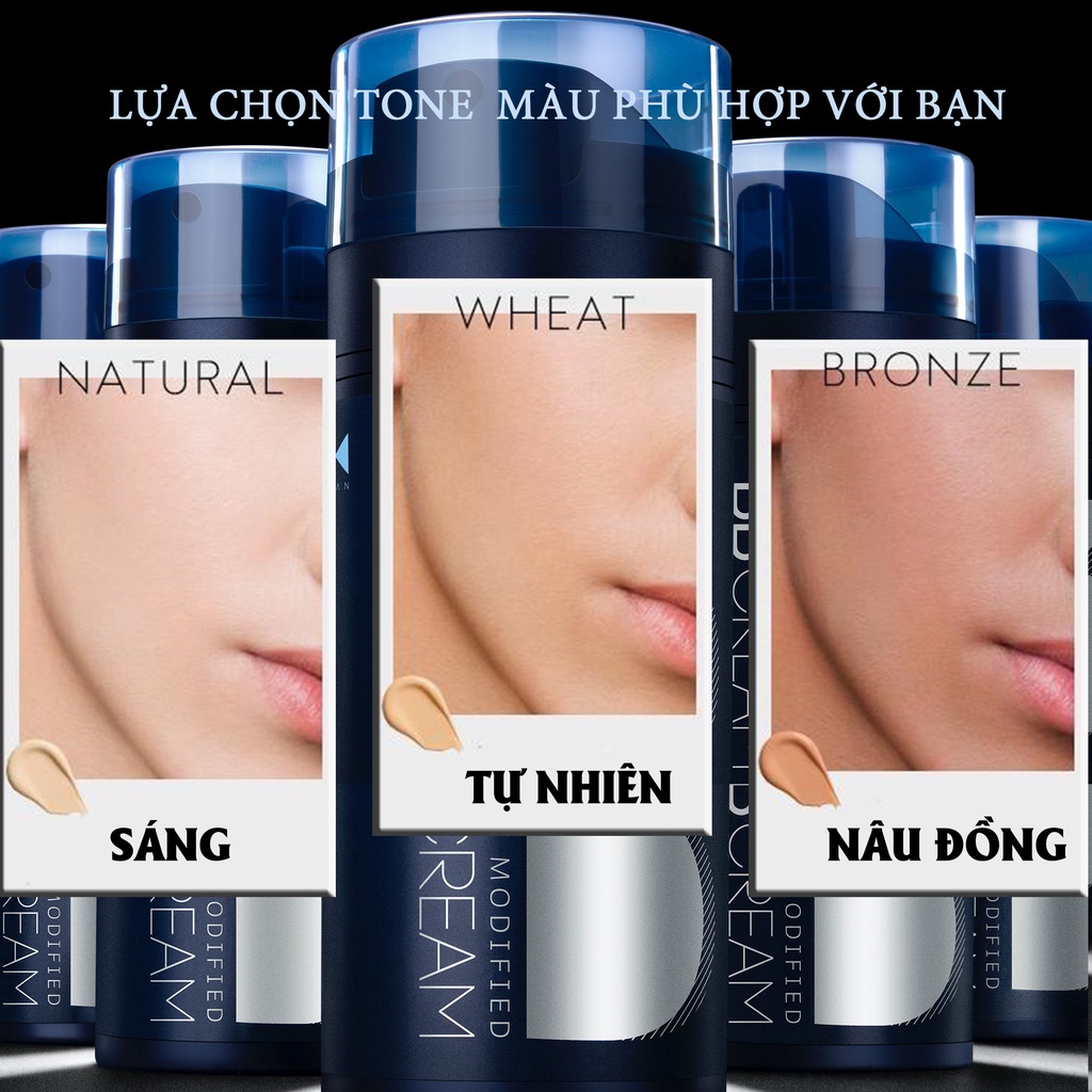 Kem BB Cream Che Khuyết Điểm Cho Nam BLUEMAN Kiềm Dầu Và Nâng Tone Da 50g