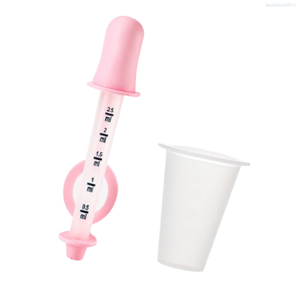 Bộ dụng cụ cho bé uống thuốc kèm ống hút tiện dụng