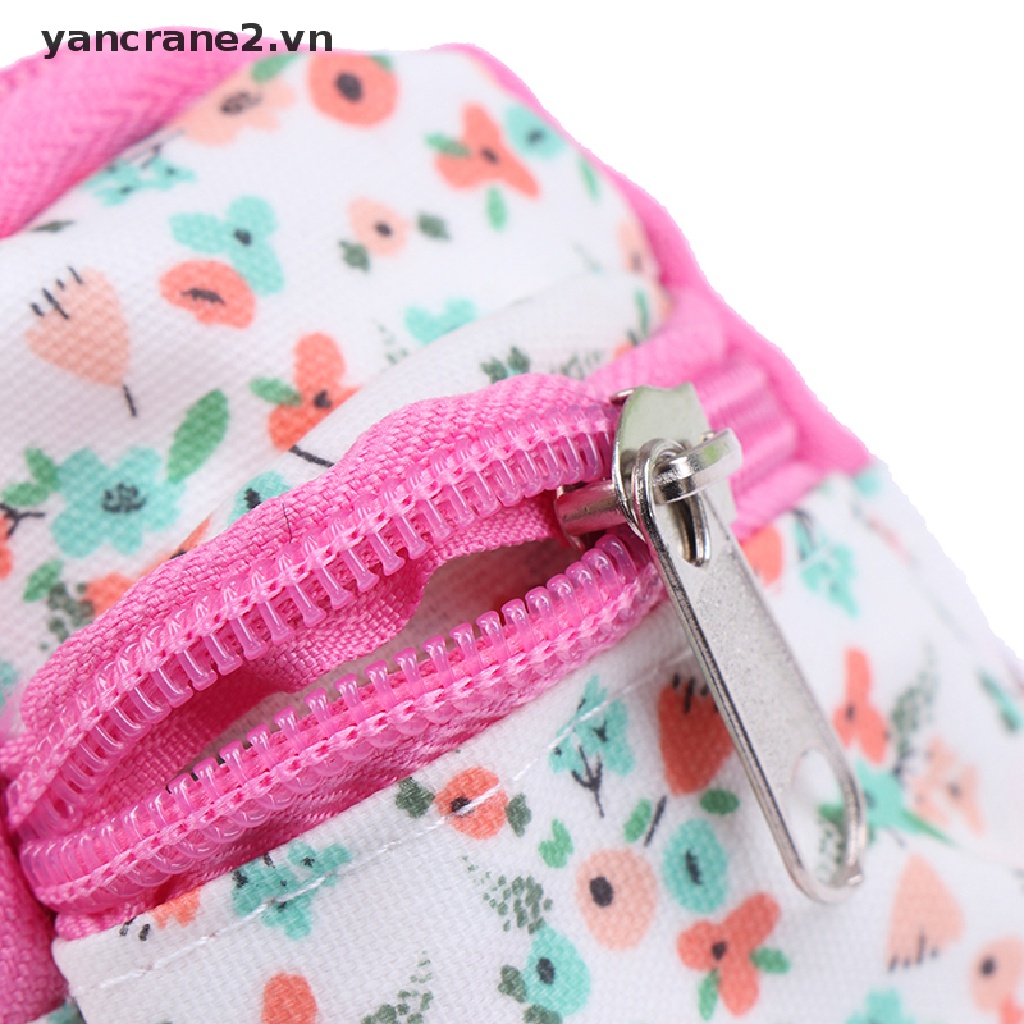 Ba Lô Đi Học Họa Tiết Hoa Đáng Yêu Cho Búp Bê Tỉ Lệ 1: 6 1: 12