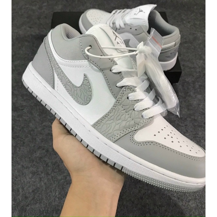 Giầy Ni.ke JD trắng xám cao cấp 1:1