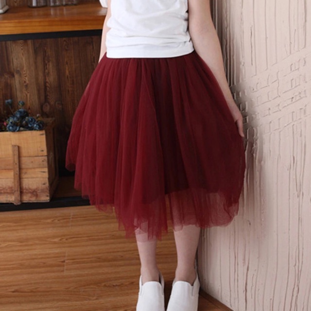 Chân váy tutu 3 lớp chiều dài 65cm;80cm;90cm YuraStore CVTT88